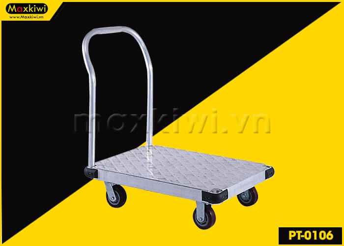 PT-0106 – sản phẩm xe đẩy hàng 4 bánh chất lượng thuộc loại lớn nhất thị trường