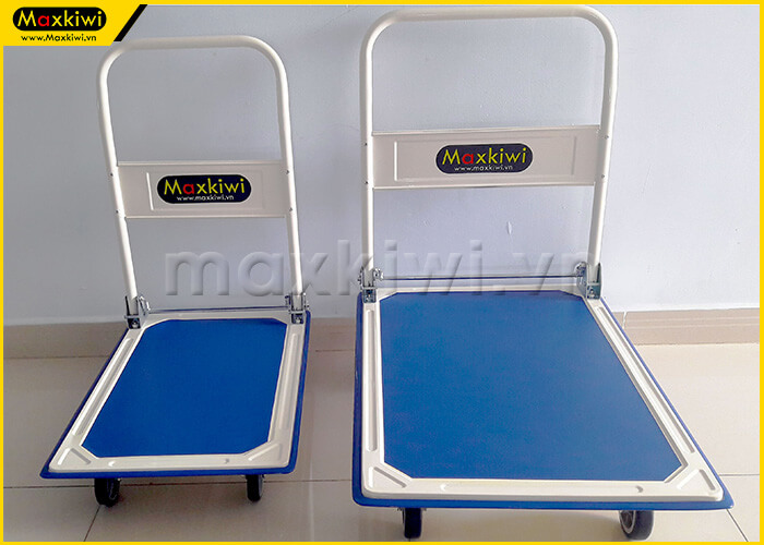 Ngoại hình bắt mắt của bộ đôi xe đẩy hàng 4 bánh giá rẻ