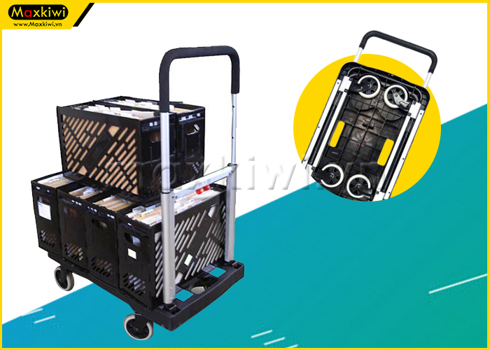 Lựa chọn xe đẩy hàng gấp gọn sao cho phù hợp ?