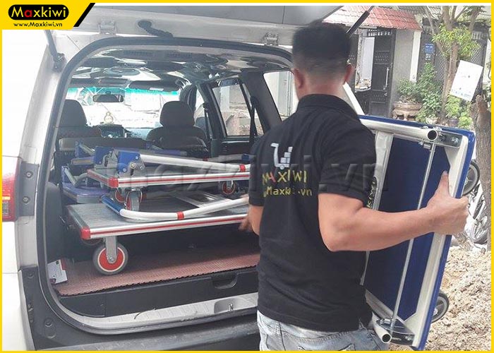 Xe đẩy hàng chất lượng Maxkiwi