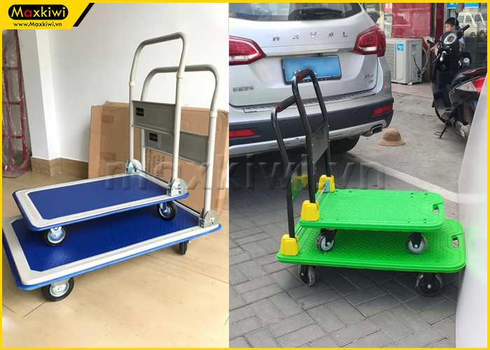 Xe đẩy hàng 4 bánh giá rẻ Maxkiwi