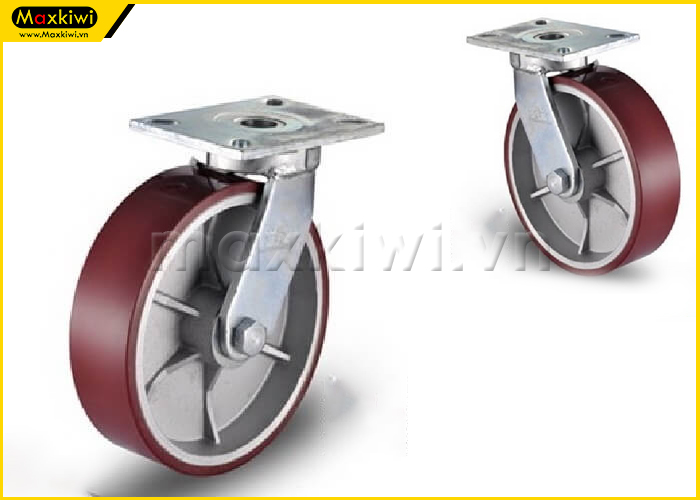 Bánh xe đẩy tải nặng được làm từ nhựa PU